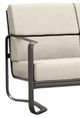 Homecrest™ Outdoor Living Customizable Jaxon Cushion Aluminum/Fabric Outdoor Loveseat-1