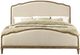 Emerald Home Interlude Beige/Sandstone Buff King Upholstered Panel Bed-3