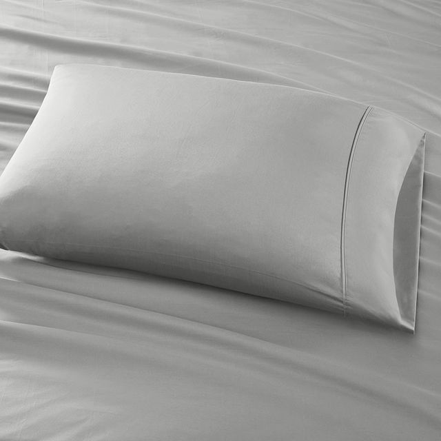 Olliix by Sleep Philosophy Silver King 300 Thread Count Liquid Cotton Sheet Set-2