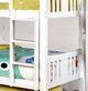 Furniture of America® Cameron White Twin/Twin Bunk Bed-1