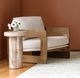 Dovetail Furniture Malia Natural/Sea Birch Occasional Chair-1