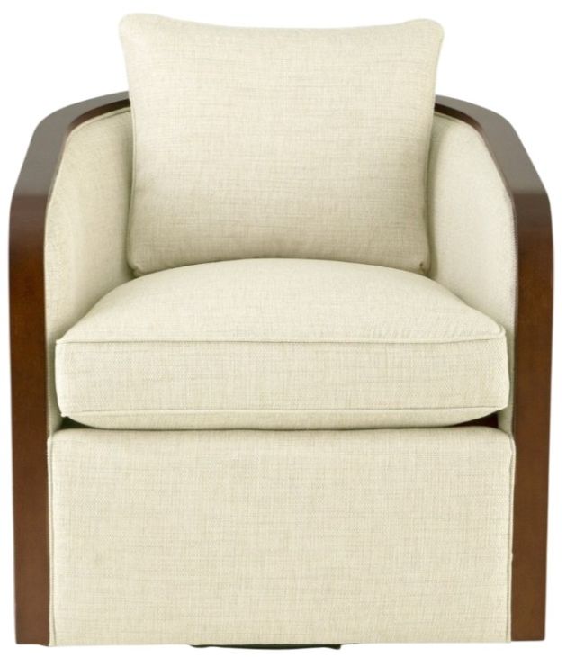 Craftmaster® Customizable CM Modern 36'' Swivel Chair-1