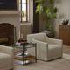 Four Hands Gianna Antwerp Natural Swivel Chair-1