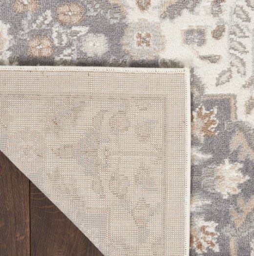 Nourison Home™ Elation Ivory Gray 5'x7' Style 4 Area Rug-2