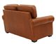 Customizable All Leather Loveseat with Down Seating-4