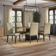 Amisco Customizable Lorenzo Dining Side Chair with High Backrest-1