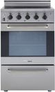 Unique® Appliances Prestige 24" Stainless Steel Freestanding Electric Range-0