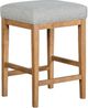 Magnussen Home® Lindon Belgian Wheat/Sauve Pebble Counter Stool with Upholstered Seat-0