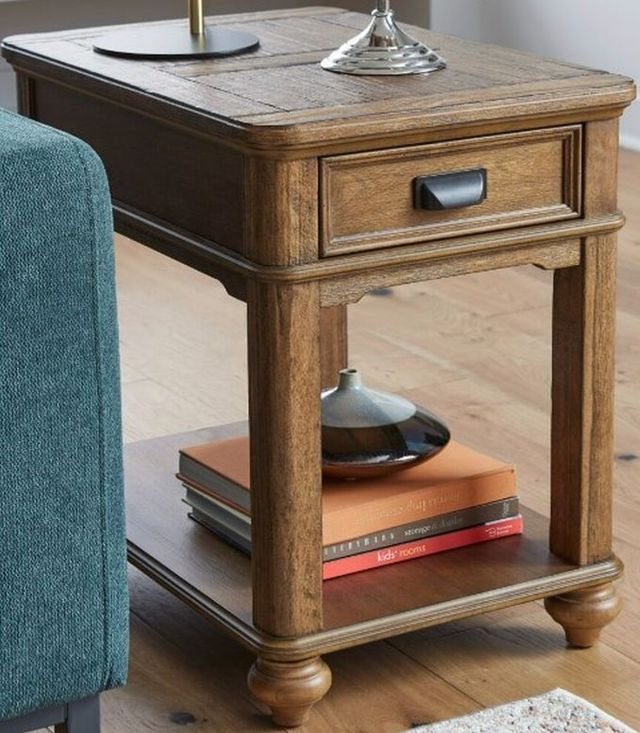 Null Furniture 8821 Pecan Rectangular End-0