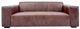YHD Cameron Chestnut Brown Leather Sofa-1