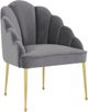 TOV Furniture Daisy Petite Grey Velvet Chair-0