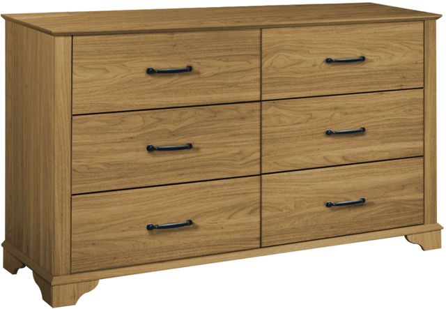 Monarch Specialties Inc. Medium Oak Dresser-0