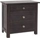 Hooker® Furniture Driftwood Burnt Timber 3-Drawer Nightstand-0