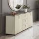 Michael Amini® Fantosini Silver Leaf Sideboard-1