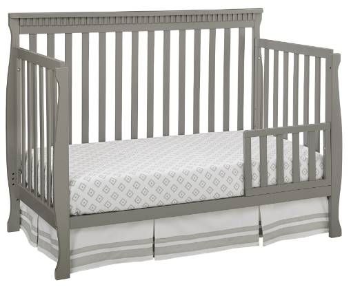 Westwood Design Emery Gray Convertible Slat Crib-2