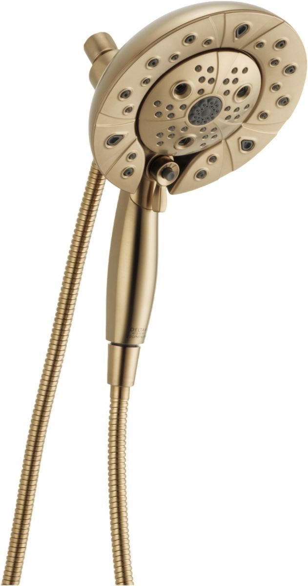 Brizo Essential™ Brilliance® Luxe Gold® 12" Classic Round H2Okinetic® Multi-Function Hydrati® 2-in-1 Shower-0