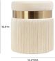 TOV Furniture Melody Cream Ottoman-2