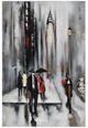 Renwil® Bustling City II Black/Brown/Red/White Painting-0