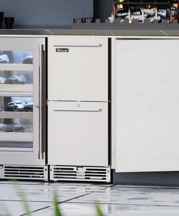 Perlick® Signature Series 2.8 Cu. Ft. Stainless Steel Outdoor Under The Counter Refrigerator Drawer-1