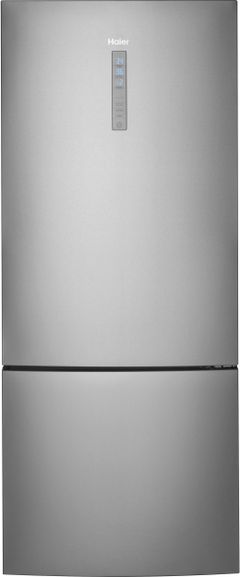 Haier 28 in. 15.0 Cu. Ft. Stainless Steel Bottom Freezer Refrigerator