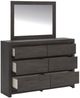 Signature Design by Ashley® Parlayon Charcoal Dresser and Mirror-2