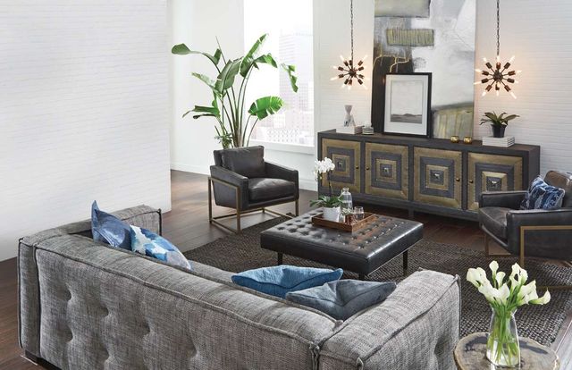 Classic Home Ken Jet Black Accent Chair-2