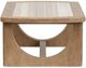 Magnussen Home® Bradford Granite Top Cocktail Table with Riverbed Beige Base-3