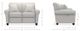 La-Z-Boy® Bennett duo® Pewter Power Reclining Loveseat-2
