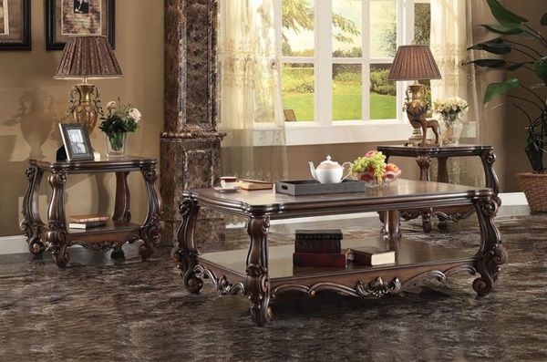 ACME Furniture Versailles Cherry Oak Coffee Table-1