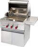 Wolf® 3-Burner Stainless Steel Built In Liquid Propane Gas Grill W/ Cart-0