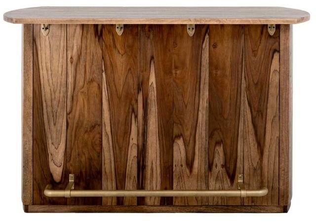 International Furniture Direct Balam Stained Brown Bar-4
