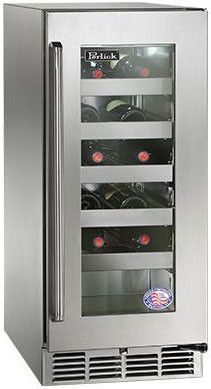 Perlick® Signature Series 15" 2.8 Cu. Ft. Stainless Steel Undercounter Wine Cooler-0