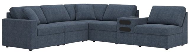 Signature Design by Ashley® Modmax 6-Piece Ink L-Shape Sectional with Audio Console-0
