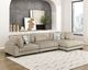 Homelegance® Tinley 3-Piece Brown Modular Sectional and Chaise-1