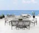 CabanaCoast® Customizable Millcroft Aluminum 42'' Square Outdoor Dining Table-3