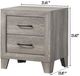Crown Mark Hopkins Driftwood Nightstand-2