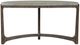 Liberty Furniture Cascade Gray Sofa Table with Wirebrush Rustic Brown Base-2