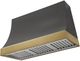 AGA Marquee 48" Slate Wall Mounted Range Hood  with Antique Brass Trim-0