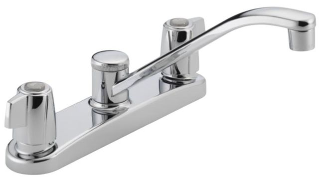 Peerless Core Chrome 6" 2-Handle Kitchen Faucet-0