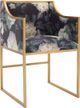 TOV Furniture Atara Floral Gold Chair-0