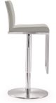 TOV Furniture Amalfi Light Grey Adjustable Bar Stool-3