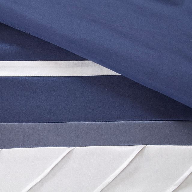 Olliix by Madison Park 7 Piece Navy King Blaire Comforter Set-4