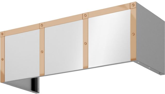 Zephyr Designer Collection 36" x 12" Polished Copper Duct Cover Banding Kit-0
