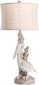 Crestview Collection Pelican White Table Lamp-0