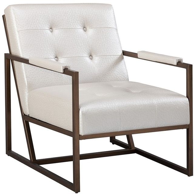 Olliix by INK+IVY White Waldorf Lounge Chair-0