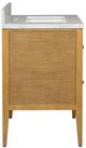 Currey & Company Santos 28" Sea Sand Vanity with Rectangular Undermount Sink-3