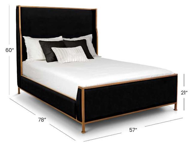 Wesley Allen Customizable Holden Double Upholstered Panel Bed-2