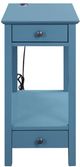 ACME Furniture Byzad Teal Side Table-1