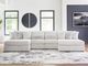 Signature Design by Ashley® Cuddle Plush 4-Piece Arctic Modular Sectional and Chaise-2