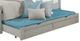 American Woodcrafters 7820 Stonebrook Antique Gray Trundle Storage Unit-0